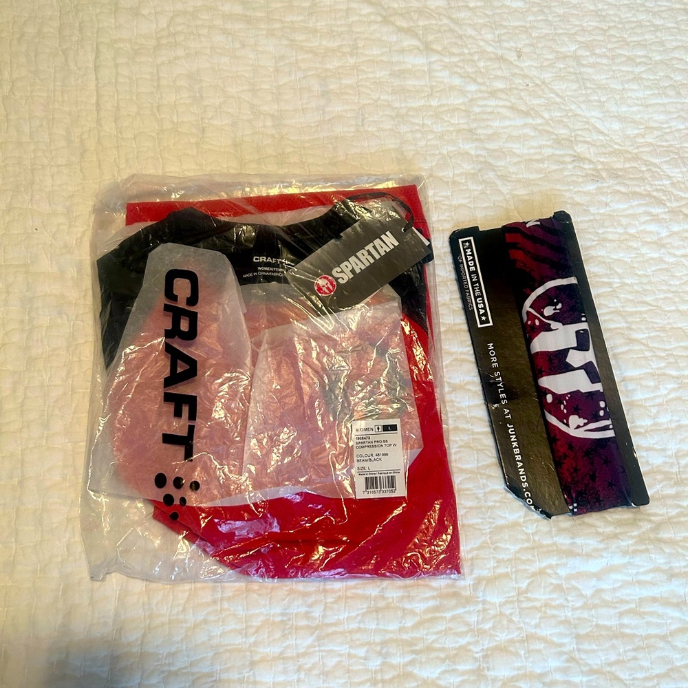 Spartan Compression Top and headband